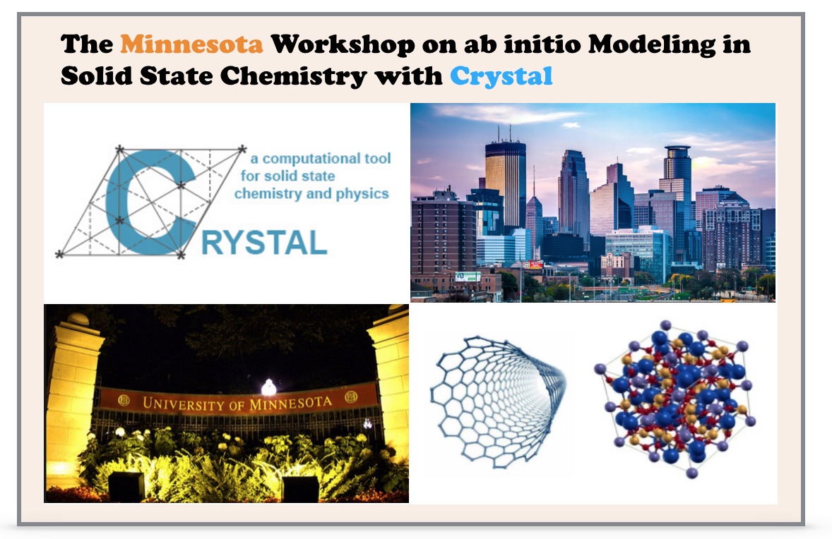 MW-MSSC2017 - The Minnesota Workshop On Ab Initio Modeling In Solid ...